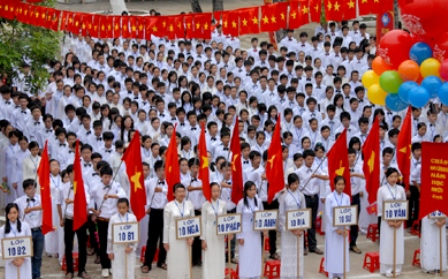 Học sinh tựu trường sớm vào 1 8 2012